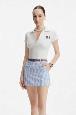 Áo Polo Nữ Form Ôm Unique Mode – Tối Giản, Sang Trọng, Dễ Phối Đồ