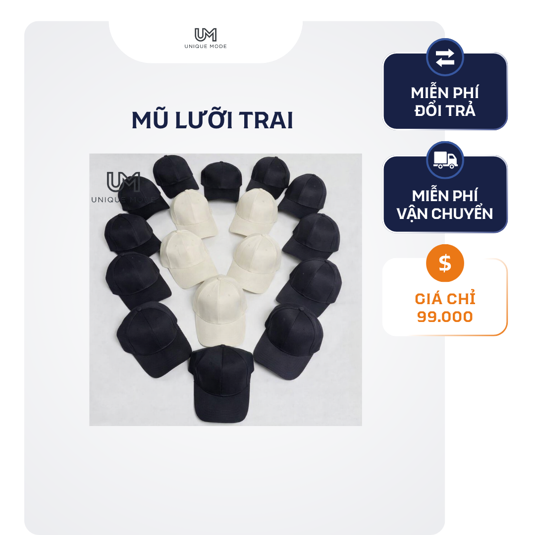 Mũ lưỡi trai nam nữ UNIQUEMODE