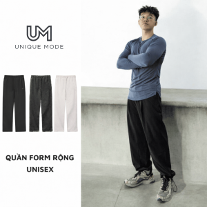 Quần Ống Rộng Form Unisex