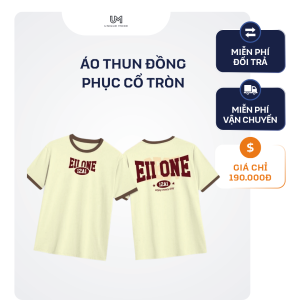 Áo Phông Cổ Tròn Basic - Chất Vải Cotton Mềm Mịn, Thoải Mái