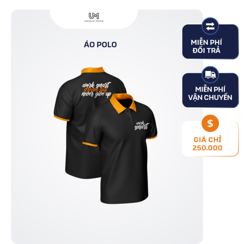 Mẫu áo polo nam mùa hè trẻ trung, dễ phối đồ.